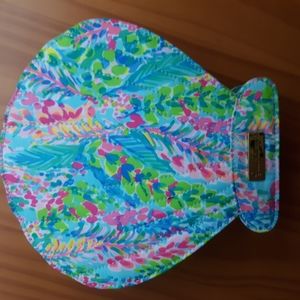 Lilly Pulitzer Catch the Wave shell makeup case